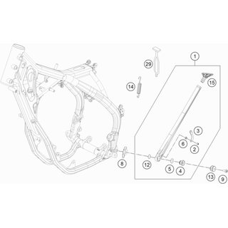 Senkkopfschr.m.ISA45 M8x26