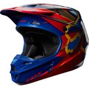 FOX V1 Radeon Helmet in blau