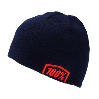 100% Campbell Beanie in dark navy