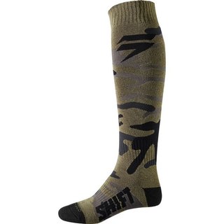 Shift WHIT3 Label Socken Grün Camoflage