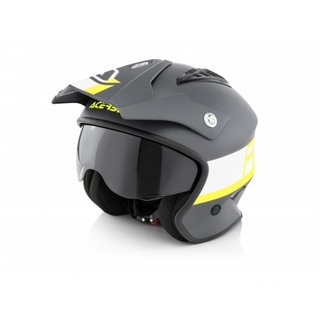 Acerbis Helm Jet Aria Schwarz Gelb
