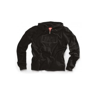 100% Zip Hoody Syndicate Schwarz