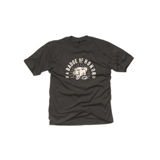 100% Shirt Badger Grau