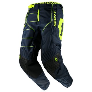 Scott Hose Enduro Blau Neongelb Gr. 34