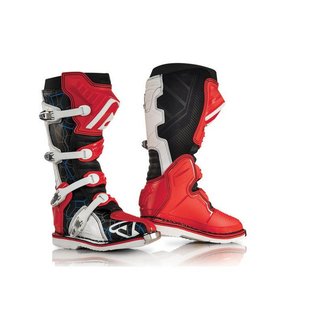 Acerbis Stiefel X-Pro V Rot Weiß Schwarz